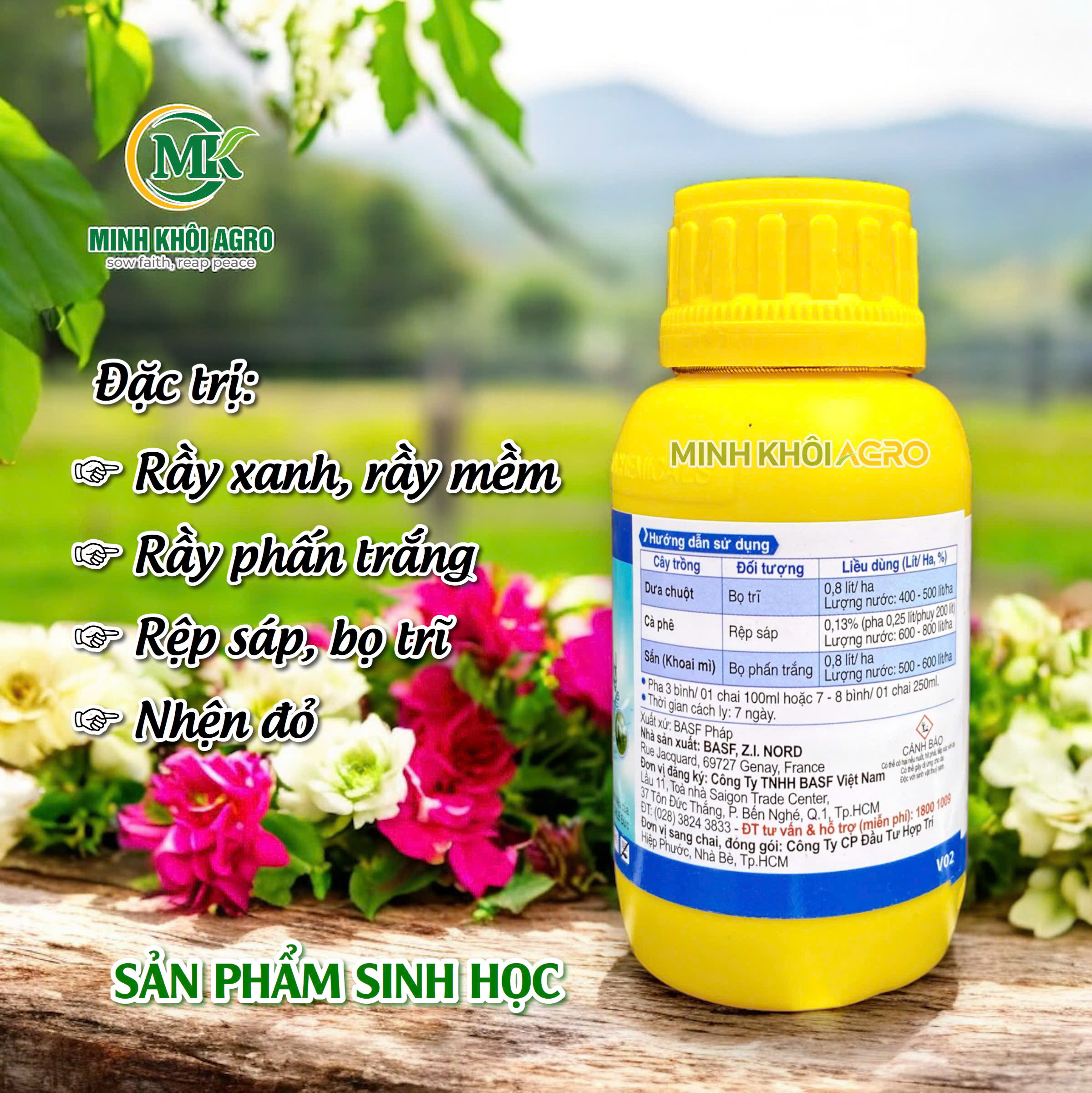 Thuốc trừ rầy sinh học Mallot 50DC - Chai 100ml